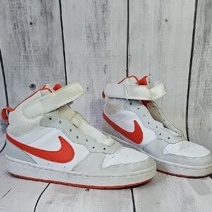 Nike Kids Sneakers - White and Orange
